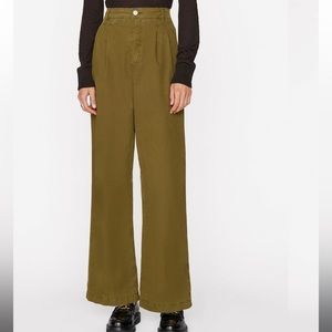 Frame Chino green pants